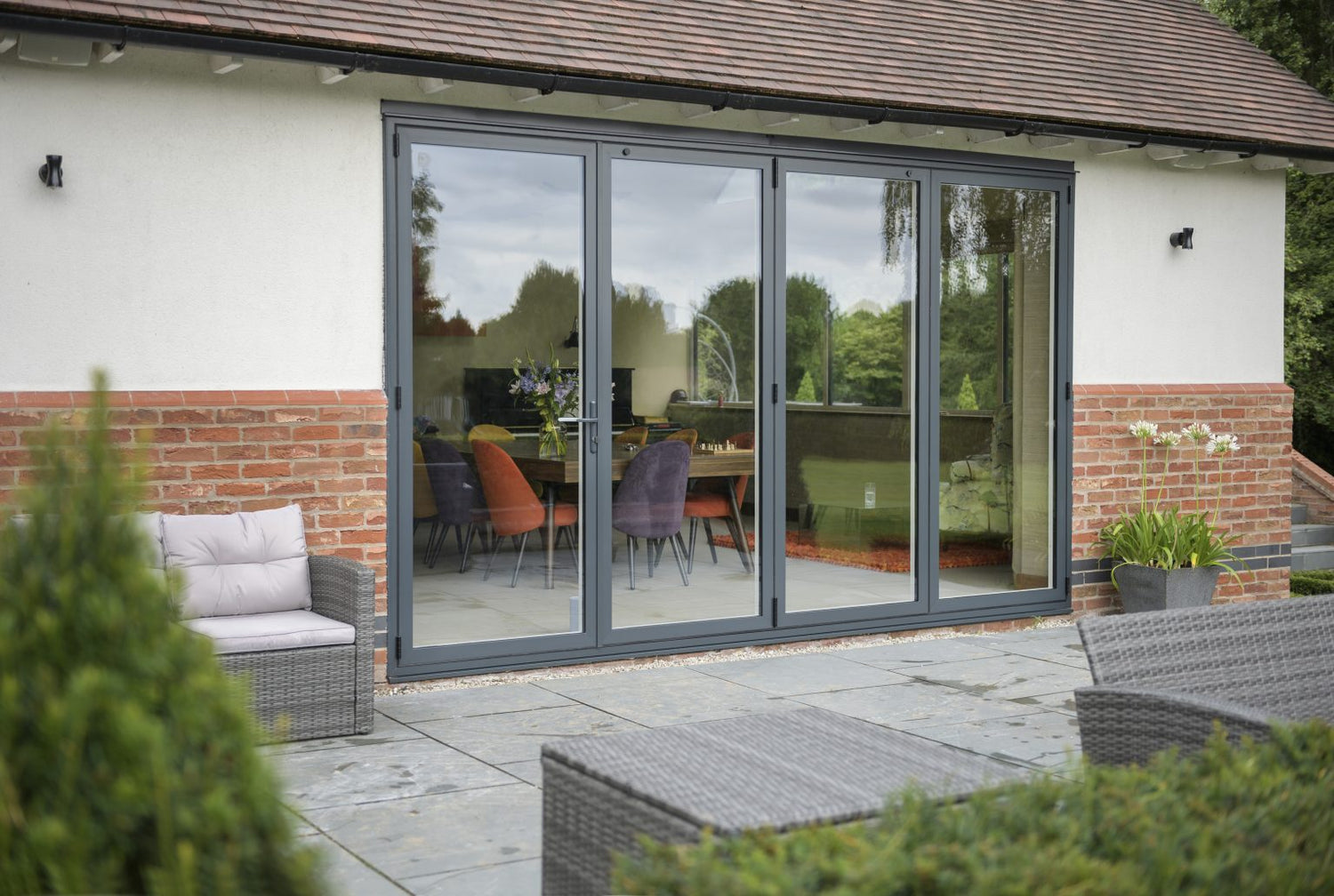 Master Grey 2100mm External Bifold Doors