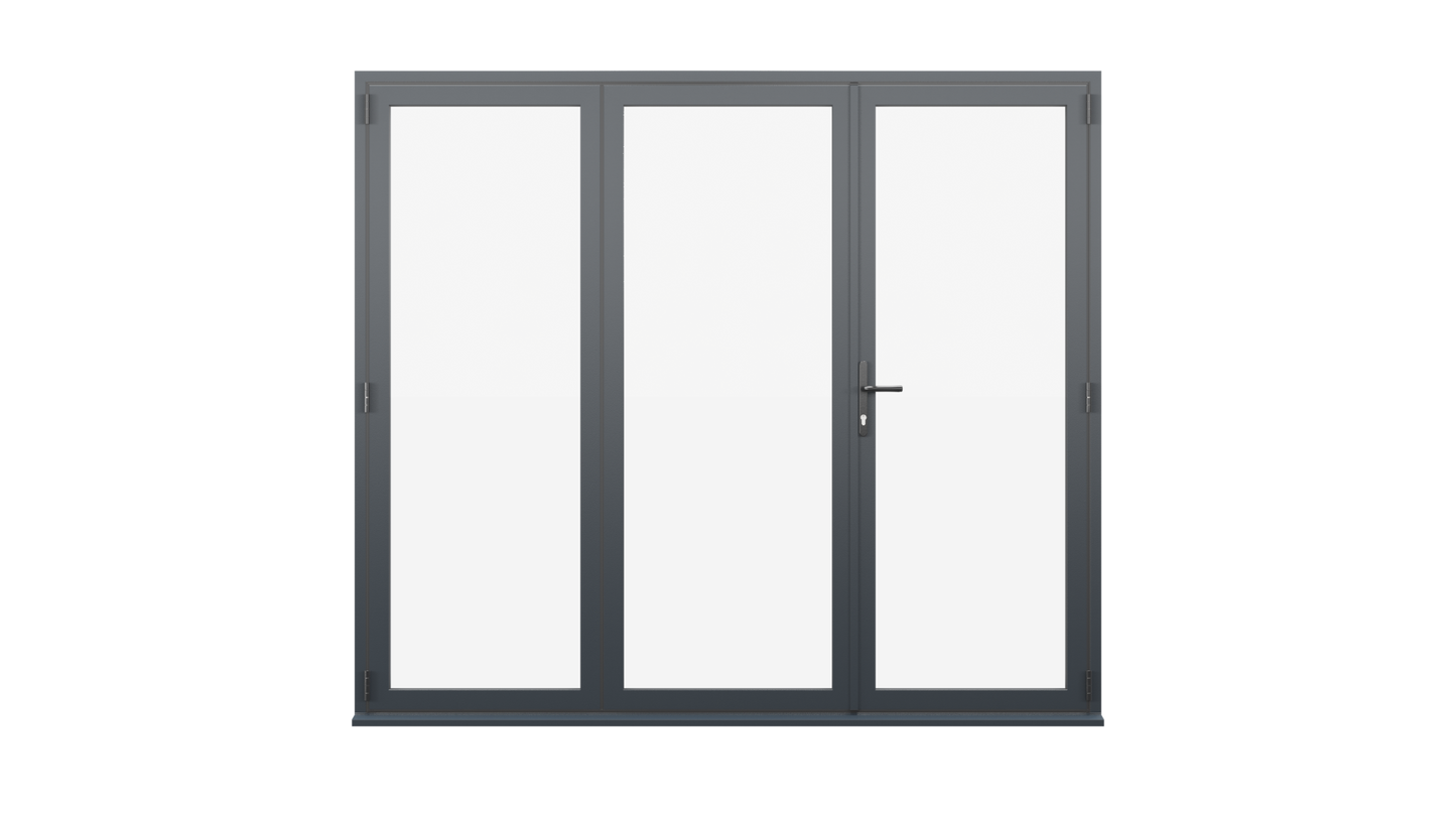 Master Grey 2100mm External Bifold Doors