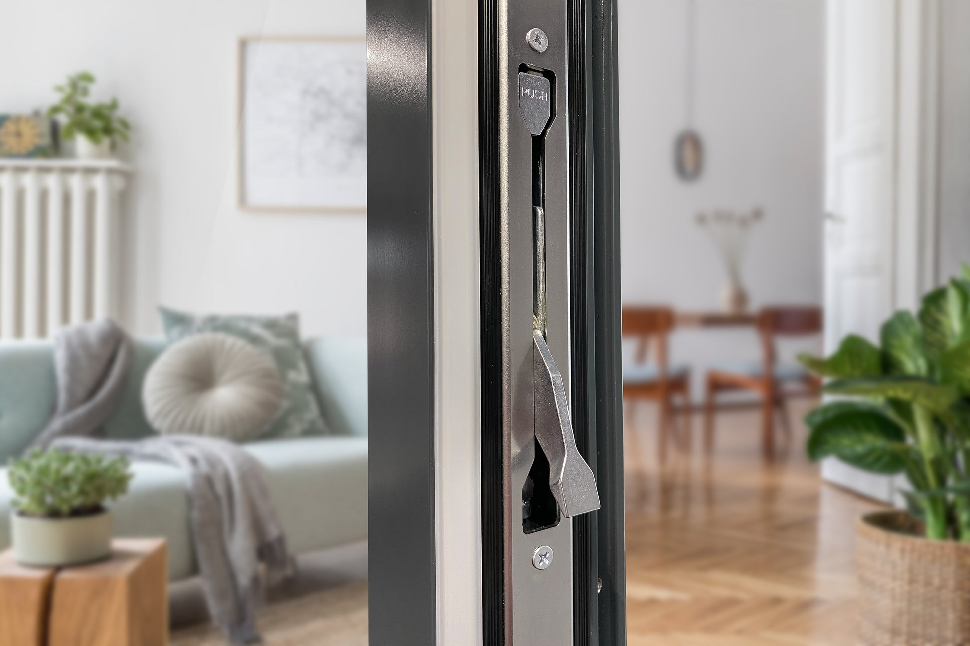 Sheerline Grey Bifolding Door Lock